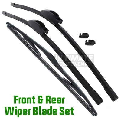 Conjunto de lâminas de limpador de para-brisa dianteiro e traseiro para Land Rover Freelander 1997-2007 - Imagem 1 de 4