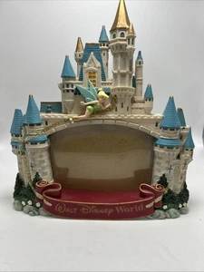 Vintage Walt Disney World Aschenputtel Schloss Tinker Bell 3D Bilderrahmen (2001) - Bild 1 von 15