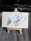 DALE EARNHARDT SR. NASCAR RACING HOF LEGEND SIGNED AUTOGRAPHED INDEX CARD 3X5