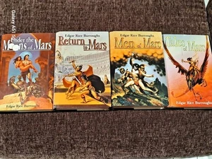 Edgar Rice Burroughs Martian chronicles / John Carter of Mars HBDJ COMPLETE - Picture 1 of 3