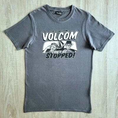 Vintage VOLCOM Skate Shirt S Black White Pop Art Movie Cinema Skateboard Bonnie - Image 1 of 4