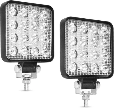 2 Fari Da Lavoro a LED Da 48 W, per Fuoristrada, 12 V, 24 V, IP67, Impermeabili, - Immagine 1 di 4