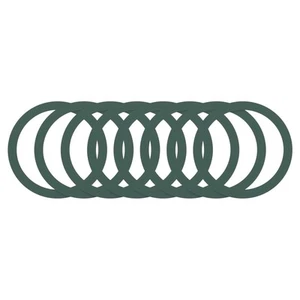 8Pcs Magnetic Sticker Ring, Magnetic Adapter Ring, Green - Zdjęcie 1 z 7