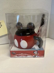 Taza de cerámica Mickey Mouse o azucarero con cuchara, rara, Disney, NUEVA Y retirada - Imagen 1 de 4