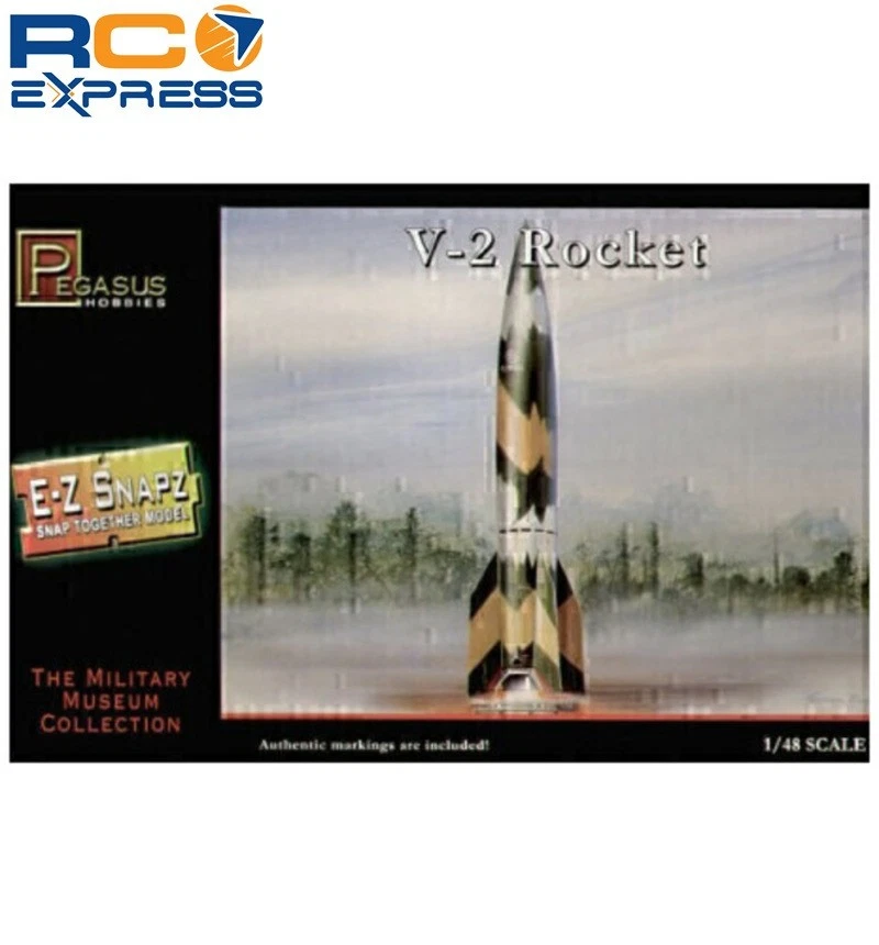 Pegasus Hobbies 1/48 V2 Rocket Plastic Model Kit PGH8416 - Image 1 of 1