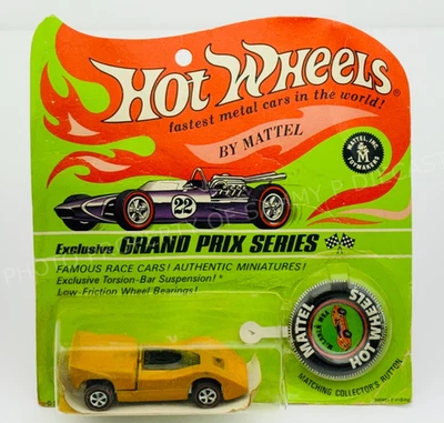 Hot Wheels Redline MCLAREN M6A Orange Enamel US Black Int NEW in BLISTERPACK !!! - Image 1 of 4