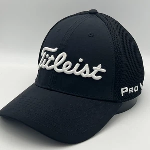 Gorra de golf Titleist Pro V1 Footjoy Flexfit negra talla pequeña mediana - Imagen 1 de 7