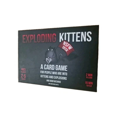 Exploding Kittens NSFW Deck Edition  OVP Grundspiel Partyspiel Karttenspiel Eng. - Bild 1 von 4