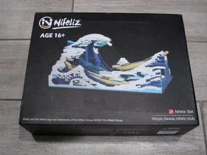 2021 NEW IN BOX NIFELIZ 3003 THE GREAT WAVE OFF KANAGAWA BUILDING BLOCKS 1830 PC - Bild 1 von 4