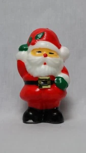 Candela Babbo Natale Vintage 5" Senza Profumo Natale Vacanze Invernali - Foto 1 di 2