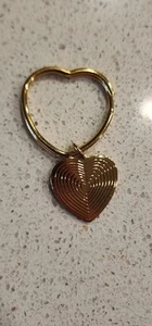 Heart Keychain Key Fob Heart Shaped Super Cute! Dangle Key Ring  - Picture 1 of 3