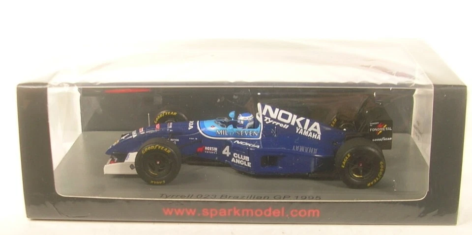 Tyrrell 023 No.4 Gran Premio Del Brasile Formula 1 1995 (Mika Salo) 1:43 Spark - Immagine 1 di 1