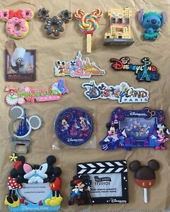 New Disneyland Paris Fridge Magnet, 30th, Remy, Donut, Hollywood Tower, Mickey