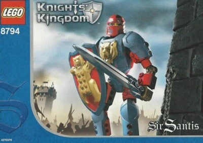 LEGO 8794 Knights Kingdom II SIR KENTIS with Parts List 2005 100% COMPLETE - Image 1 of 2