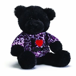 "Camiseta GUND Greetings I Love Moustaches Oso de Peluche 12" - Imagen 1 de 1
