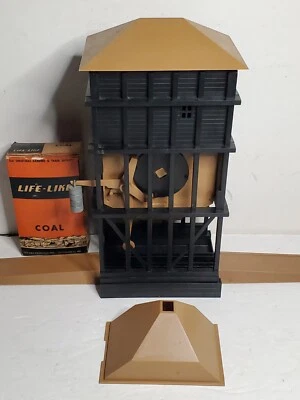 Vintage Athearn Ulrich Built-up Automatic Coal and Sand Loader Tower + Coal - Image 1 of 4
