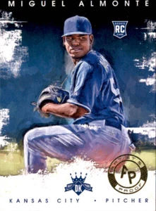 2016 Diamond Kings Artist Proof Miguel Almonte #d /99 SSP Rookie RC Royals #172 - Picture 1 of 2