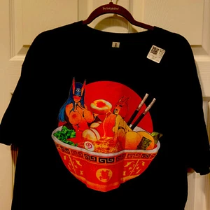 Men's 2XL Black Graphic ADULT Short Sleeve T-Shirt By Gildan NEW - Picture 1 of 5