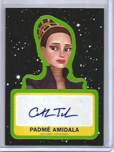 Padme Amidala "Catherine Taber" 2017 Topps Star Wars Autograph