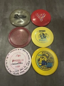 Lot of 6 Disc Golf Discs LE/OOP (Innova, Discraft, Millennium, Ace Line) - Picture 1 of 2