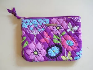 Vera Bradley Retired Flutterby 2014 Top Zipper Quilted Clutch Bag - Picture 1 of 4