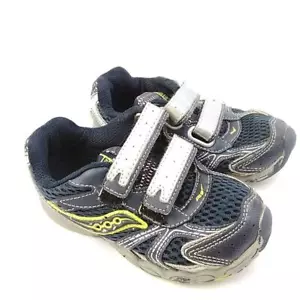 Saucony Cohesion 4 H&L Baby Boys Silver Low Top Sneakers Athletic Shoes Size 9M - Picture 1 of 8