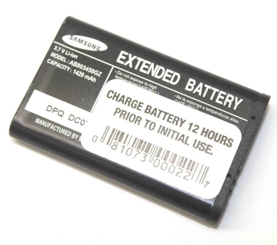 Batería de iones de litio extendida de repuesto Samsung AB803450GZ 1420mAh para U550 U540 Foto 1 de 1