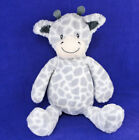 Modern Baby Gray Giraffe Plush Sewn Eyes Stuffed Animal Lovey 14"
