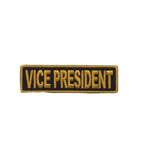 Vice President Patch 3.5 Inch Yellow - 3.5x1 inch - Picture 1 of 1