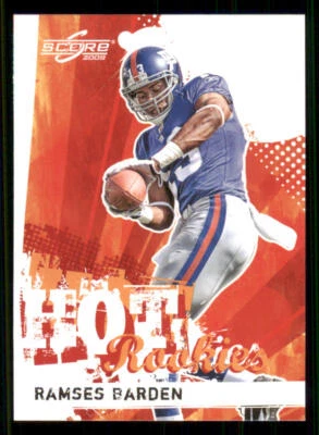 2009 Score Hot Rookies #27 Ramses Barden - Image 1 of 2
