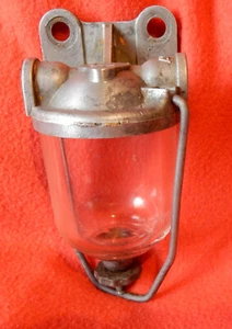 ORIGINAL AC Delco Fuel Glass Bowl Filter Jaguar E-TYPE Mk2 XK Daimler xj6 XKE MG - Picture 1 of 13