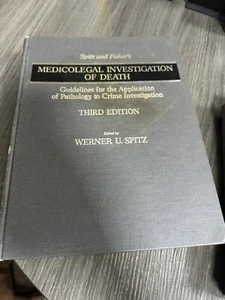 Spitz & Fisher Medicolegal Investigation of Death Book Medical Research - Picture 1 of 7