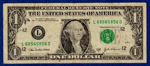 USA $1 2003A P-515b "San Francisco" - Circulated Banknote L68565856D - Picture 1 of 3