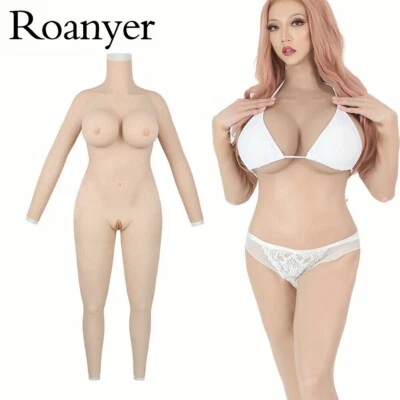 Roanyer Silicone G Cup Bodysuit with Breast Forms and Fake Vagina for Crossdress - Image 1 of 4