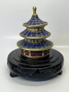 More details for chinese cloisonne stacking temple of heaven pagoda