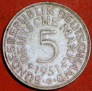 Germany Federal Republic 5 Mark 1951 KM# 112.1 - Picture 1 of 2