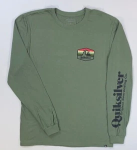 Men's Quiksilver Regular Fit Long Sleeve Cotton Shirt NEW - Picture 1 of 16