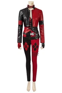 Escuadrón Suicida 2 Harley Quinn Conjunto Completo Uniforme Halloween Disfraz de Disfraz - Imagen 1 de 10
