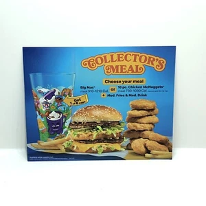 Collectors Cup McDonald’s 2024 Advertising Lunch Meal Poster Card - Picture 1 of 3