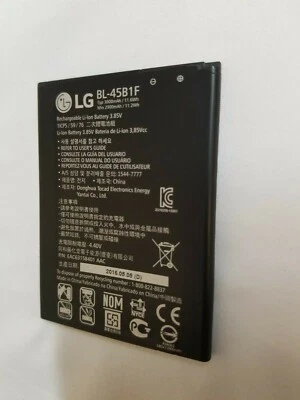 LG 电池替换件 V10 BL-45B1F 3000mAh 适用于 LG H900 Stylo 2 H901 VS990 — 第 1/4 张图片