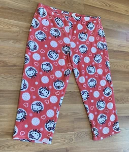 Sanrio Hello Kitty Pink Peach Sleep Pant Pajama Pants Elastic Waist Size 3XL - Picture 1 of 12