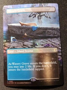 Watery Grave - Foil - Borderless - CLU - MTG - EN - NM - 0283 - Picture 1 of 1