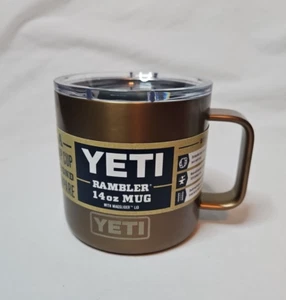 NEW YETI Rambler 14 oz Stainless Steel Mug with MagSlider Lid Copper - Picture 1 of 7