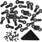 300 Picture Turn Button Fasteners Photo Frame Hardware and 300 Screws for Craft,