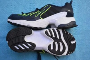 Adidas RUNNING/CROSS TRAINER/Jogging Shoes Lime/BLACK Stripe Size 9 New RRP$170 - Bild 1 von 1