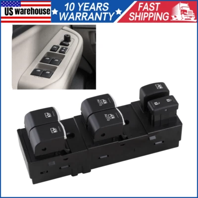 New Driver Door Power Window Switch For 2015-2016 Subaru Outback Legacy 2.5 3.6L Foto 1 de 4