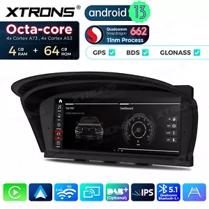 CarPlay Android 13 Retrofit 8-Core Car GPS Stereo Navi For BMW E60 E90 2009-2012 - Picture 1 of 19