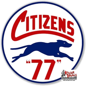 6" CITIZENS 77 BENZIN GASPUMPE TANK AUFKLEBER STICKER - Bild 1 von 1
