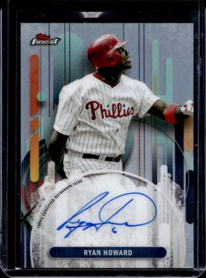 2025 Finest Ryan Howard Auto Refractor #FA-RHO Phillies - Image 1 of 2