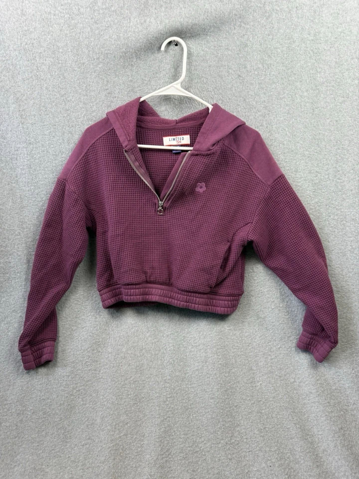 Limited Too Sudadera Niñas Talla Grande 12 Morado Crop Foto 1 de 4